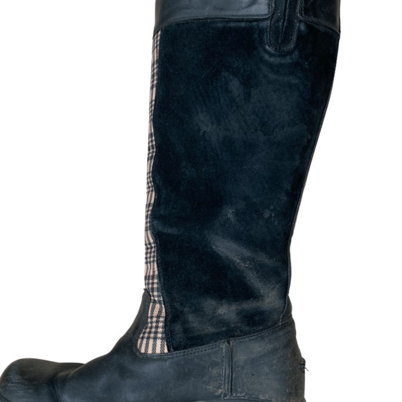 Ariat Windermere Plaid Baker Tall Boots in Black - Woman's 11B - Picture 11 of 14